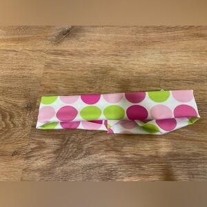 At the Beach America green, pink, and white headband​​​​